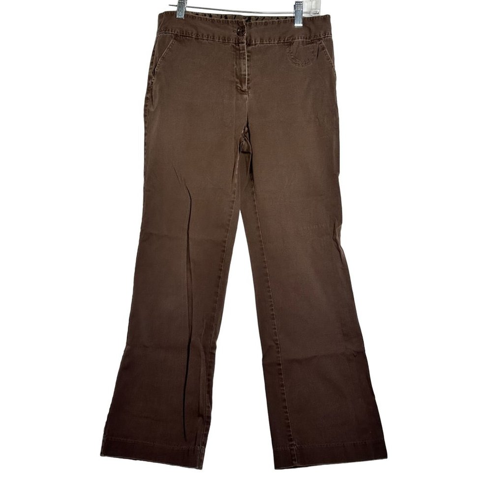 Attention Womens Capri Pants Size 6 Brown